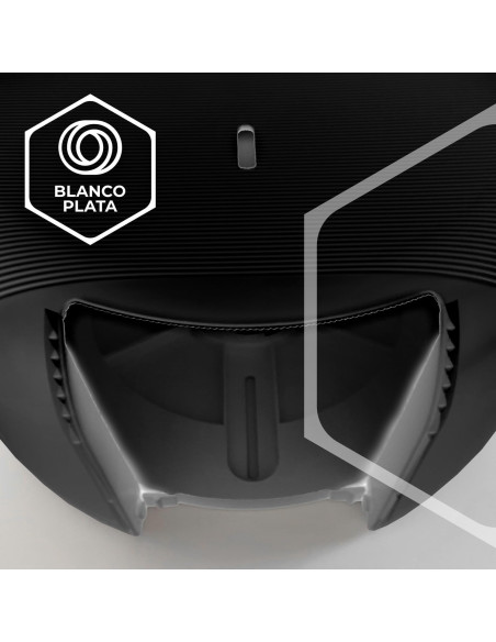 PORTAROLLOS  PAPEL HIGIÉNICO BLANCOPLATA NEGRO