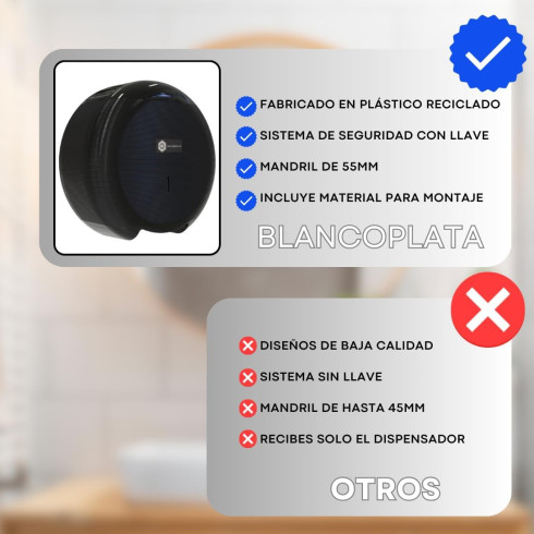 PORTAROLLOS  PAPEL HIGIÉNICO...