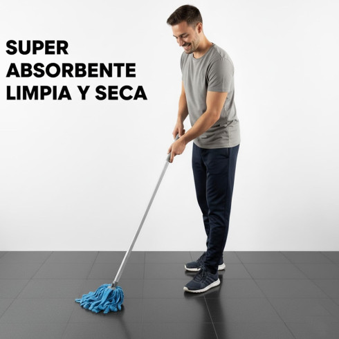 FREGONA MICROFIBRA TIRAS 100% PACK 3...