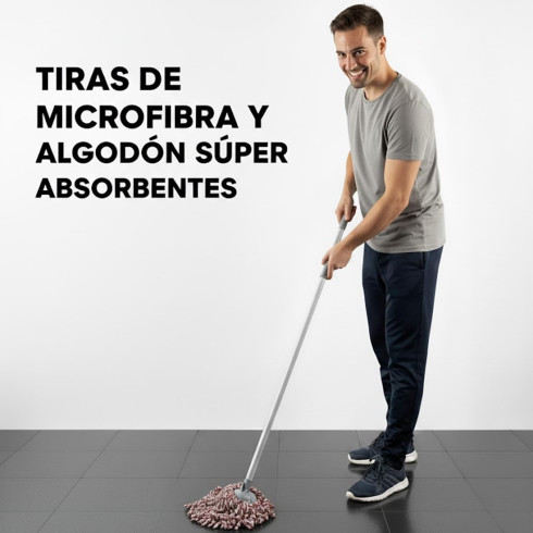 FREGONA MICROFIBRAS Y ALGODÓN PACK 3...