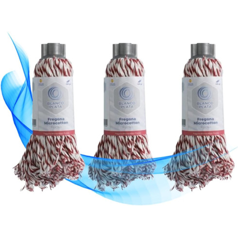 FREGONA MICROFIBRAS Y ALGODÓN PACK 3...