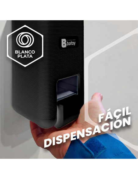 DOSIFICADOR DE JABÓN  NEGRO 900ML DISTRIBUCIONES BATOY