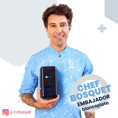 DOSIFICADOR DE JABÓN  NEGRO 900ML...