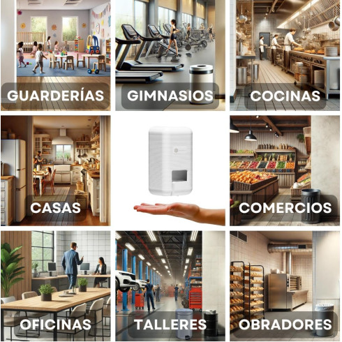 DOSIFICADOR DE JABÓN  BLANCO 900ML...