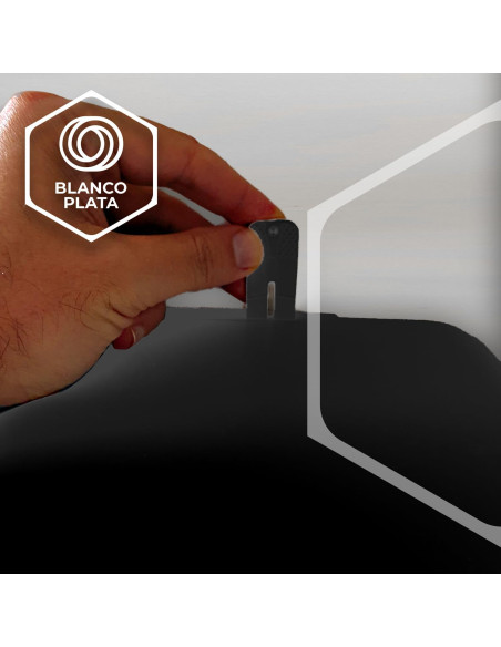 DISPENSADOR PAPEL MECHA BLANCO DISTRIBUCIONES BATOY NEGRO