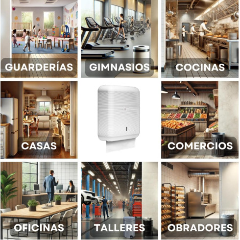 DISPENSADOR DE TOALLAS EN ZIG ZAG...