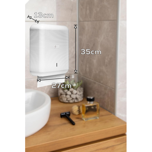 DISPENSADOR DE TOALLAS EN ZIG ZAG...