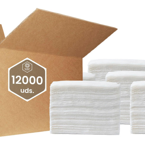 SERVILLETAS MINISERVIS 17x17 BLANCO...