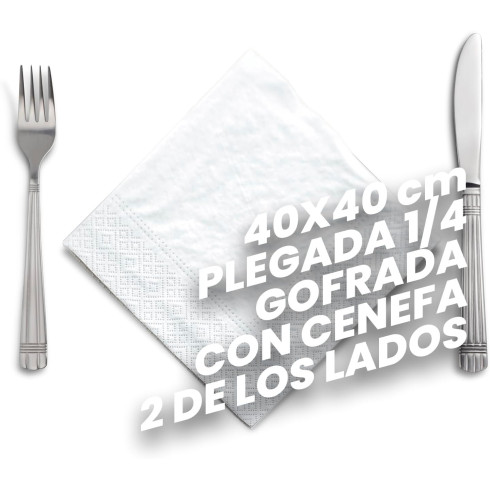 SERVILLETA CELULOSA BLANCA...