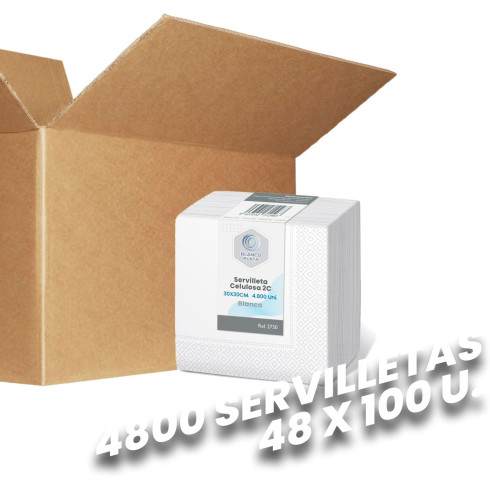 SERVILLETAS CELULOSA BLANCOPLATA...