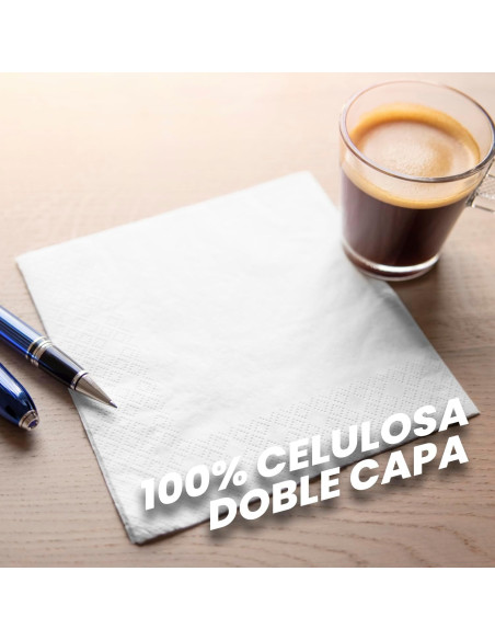 SERVILLETAS CELULOSA BLANCOPLATA 30X30 2C 4800 UNIDADES