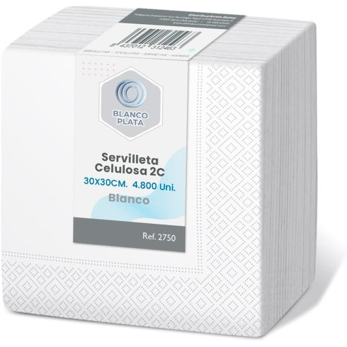 SERVILLETAS CELULOSA BLANCOPLATA...