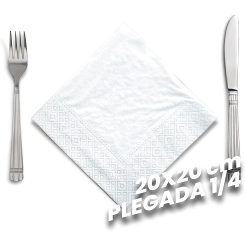 SERVILLETA 20x20 2/C NATURAL...