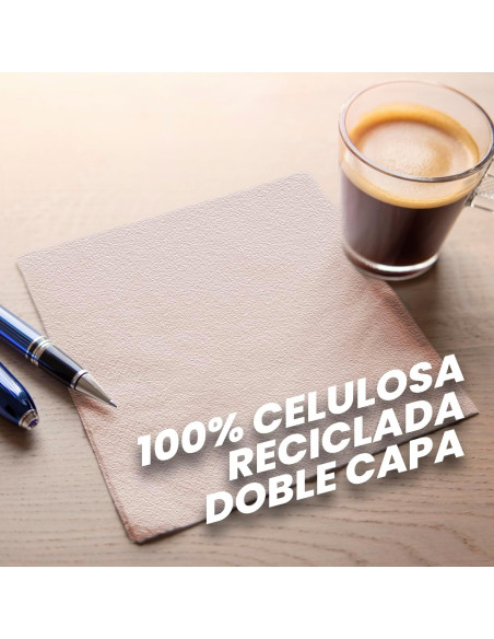 SERVILLETA PAPEL AIRSOFT NATURAL 2C 33X33CM 1200 UNIDADES