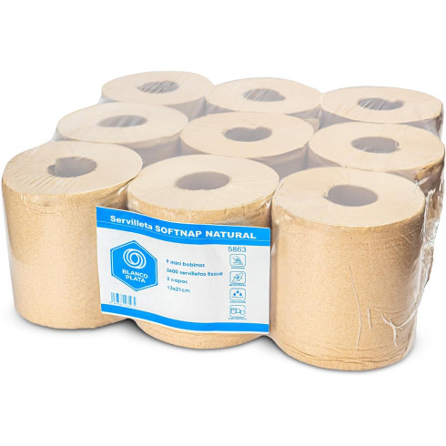 RECAMBIO SERVILLETAS SOFTNAP NATURAL...