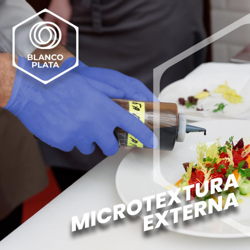 GUANTE NITRILO AZUL SENSITIVE 100...