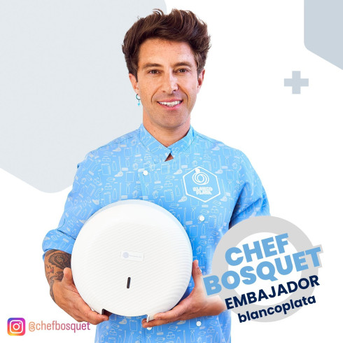 DISPENSADOR PAPEL WC BLANCO...