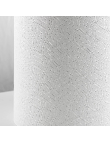 BOBINA MECHA 100M 2 CAPAS LAMINADA PASTA PURA BLANCOPLATA 6 UNIDADES