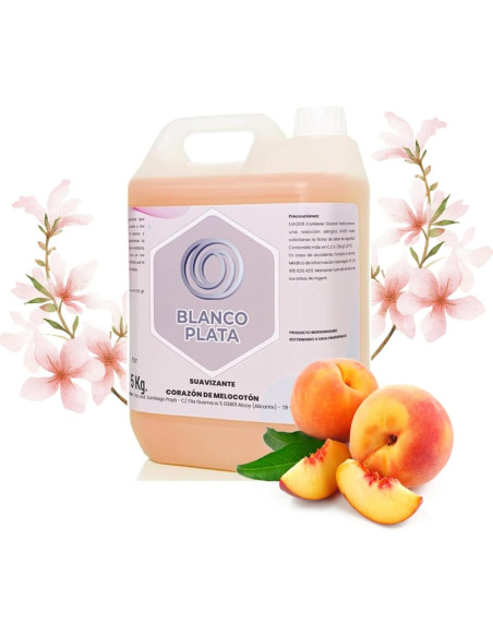 SUAVIZANTE CORAZON DE MELOCOTON BLANCOPLATA 5L