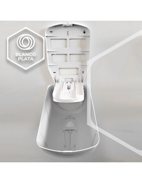 DISPENSADOR MECHA HOJA-HOJA BLANCOPLATA