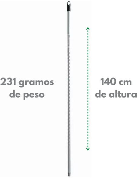 PALO TITAN BLANCOPLATA 140CM