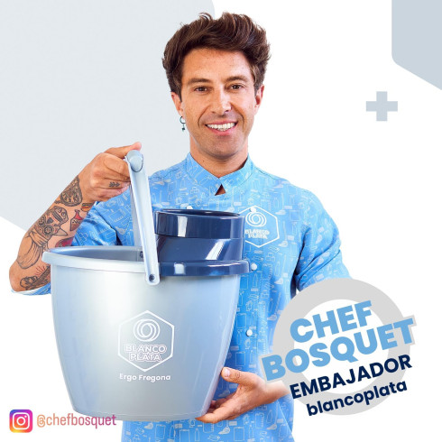 CUBO ERGO FREGONA BLANCOPLATA
