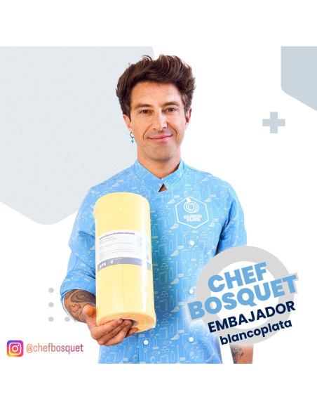 BOBINA BAYETA AMARILLA BLANCOPLATA 180GR 14MX32CM