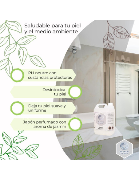 JABON DERMO MANOS Y CUERPO BLANCOPLATA 5L