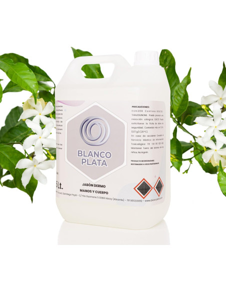 JABON DERMO MANOS Y CUERPO BLANCOPLATA 5L