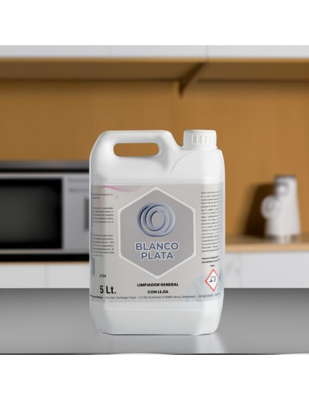 LIMPIADOR GENERAL CON LEJÍA BLANCOPLATA 5L