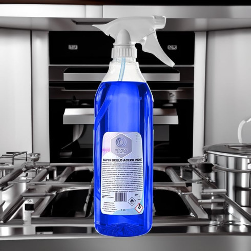 SUPER BRILLO ACERO INOX BLANCOPLATA 1L