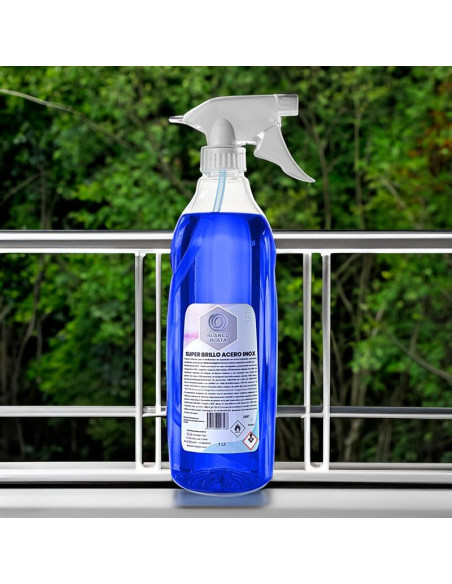 SUPER BRILLO ACERO INOX BLANCOPLATA 1L