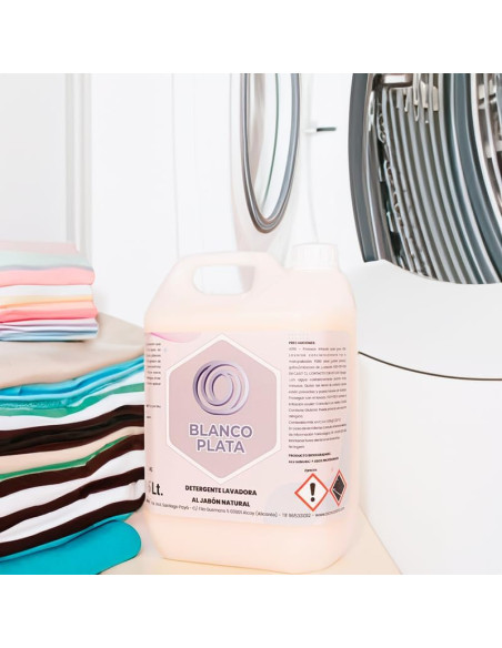 DETERGENTE LAVADORA  AL JABÓN NATURAL BLANCOPLATA 5L