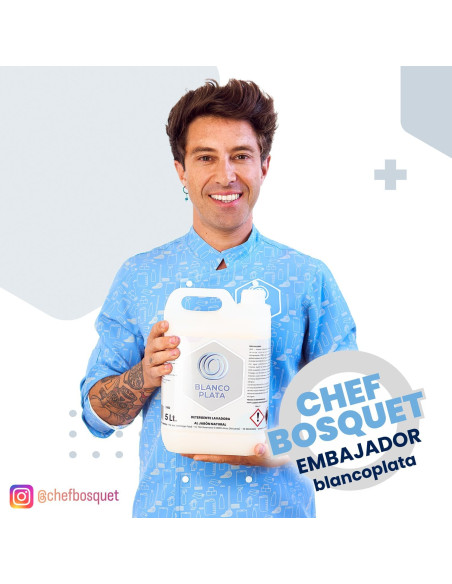 DETERGENTE LAVADORA  AL JABÓN NATURAL BLANCOPLATA 5L