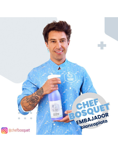 LIMPIACRISTALES MULTIUSOS 2 EN 1 BLANCOPLATA 1L