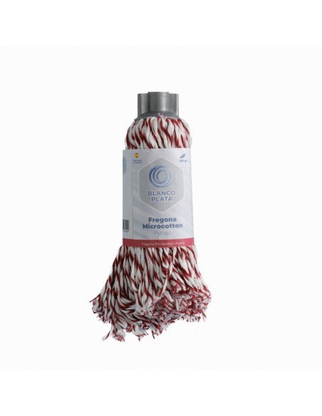 FREGONA MICROCOTTON FUCSIA BLANCOPLATA 180GR