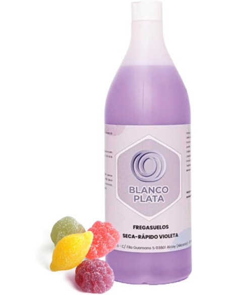 FREGASUELOS SECA-RÁPIDO VIOLETA BLANCOPLATA 1L