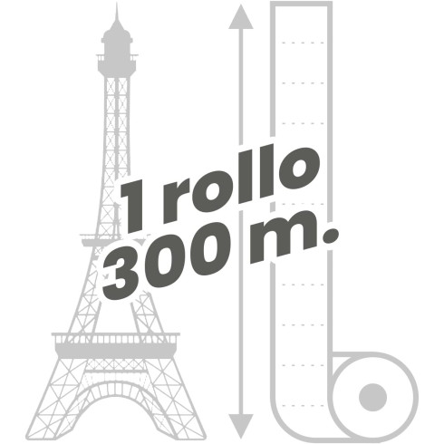 BOBINA MECHA HOJA-HOJA 1 CAPA 300M...