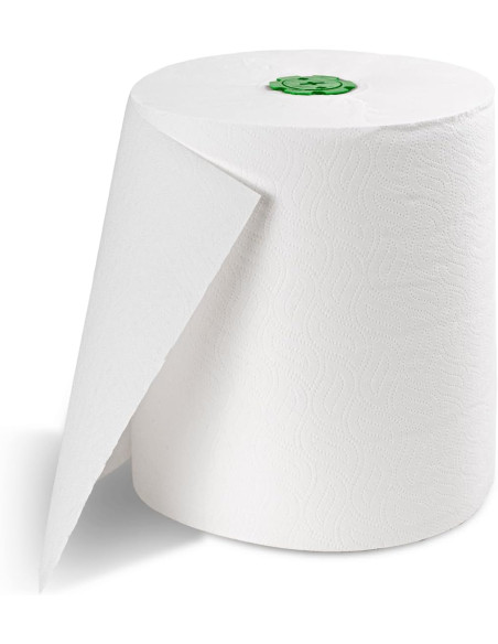 BOBINA AUTOCORTE 150M 2 CAPAS CAUTIVO BLANCOPLATA 6 UNIDADES