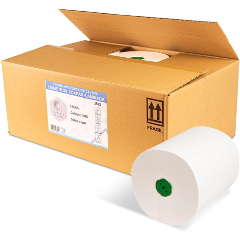 BOBINA AUTOCORTE 150M 2 CAPAS CAUTIVO...