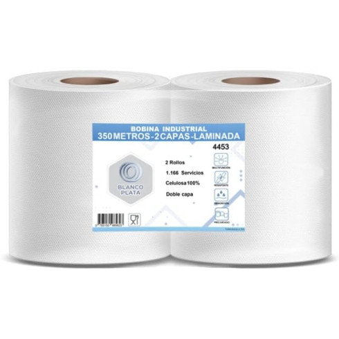 BOBINA INDUSTRIAL 350M 2 CAPAS...
