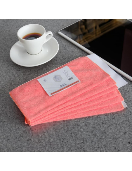 BAYETA MICROFIBRA ROJA MULTISUPERFICIES 40X30CM BLANCOPLATA 6 UNIDADES