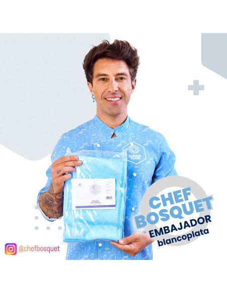 BAYETA MICROFIBRA AZUL MULTISUPERFICIES 40X30CM BLANCOPLATA 6 UNIDADES