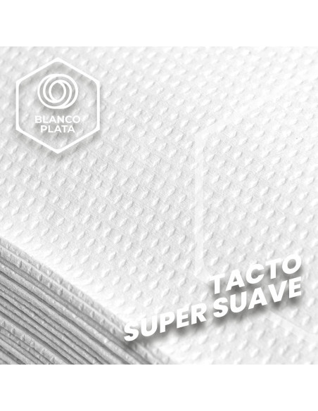 TOALLA V INTERFOLIADA 2 CAPAS PASTA PURA BLANCOPLATA 4000 UNIDADES