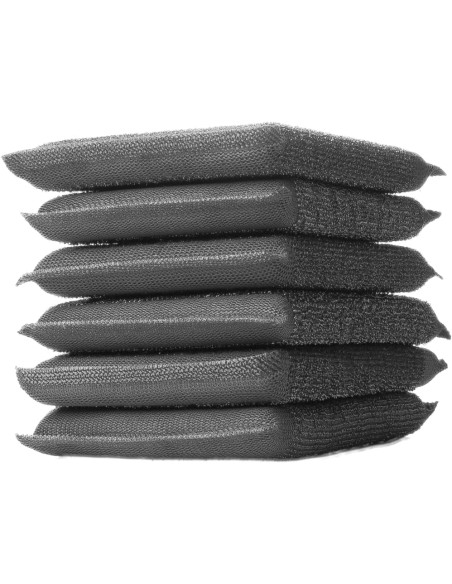 ESTROPAJO ALMOHADILLA INOX BLANCOPLATA 6 UNIDADES