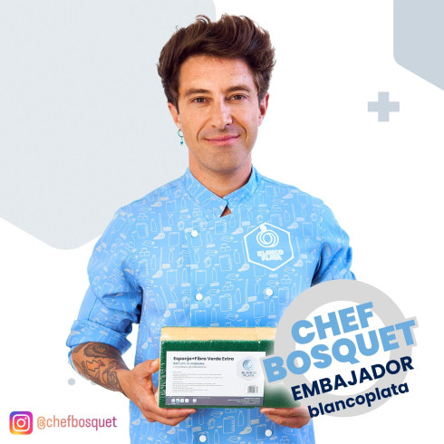 ESPONJA+FIBRA VERDE EXTRA BLANCOPLATA...