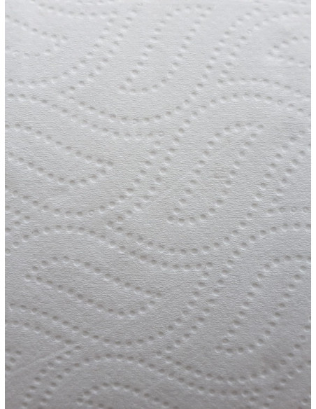 PAPEL WC INDUSTRIAL 150M 2 CAPAS LAMINADO PASTA PURA BLANCOPLATA 12 UNIDADES