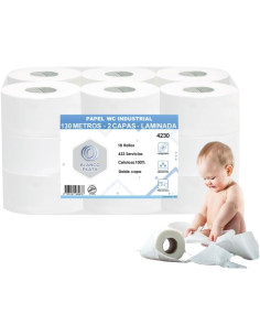 PAPEL WC INDUSTRIAL 130M 2...
