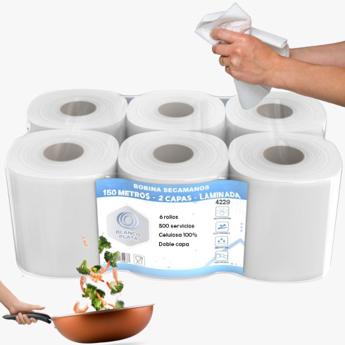 BOBINA MECHA 150M 2 CAPAS LAMINADA...