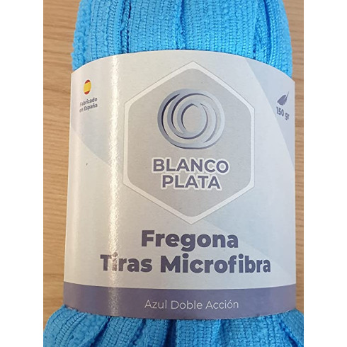 FREGONA TIRAS MICROFIBRA AZUL DOBLE...